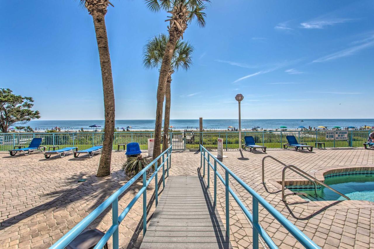 Beachy Condo With Pool Access And Steps To Boardwalk! 默特尔比奇 外观 照片